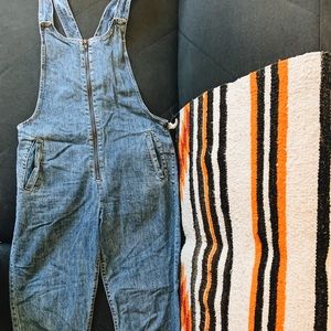 90’s style zip overalls